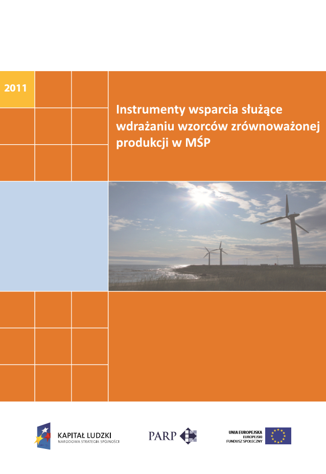 Instrumenty wsparcia służące wdrażaniu wzorców zrównoważonej produkcji w MŚP