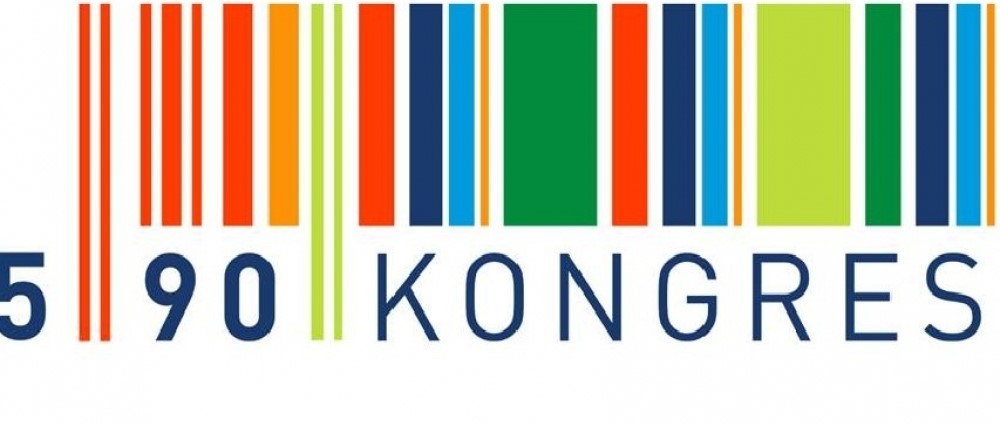 590 kolorowy kod kreskowy, logo Kongresu 590