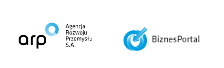 logo Agencja Rozwoju Przemysłu, logo BiznesPortal