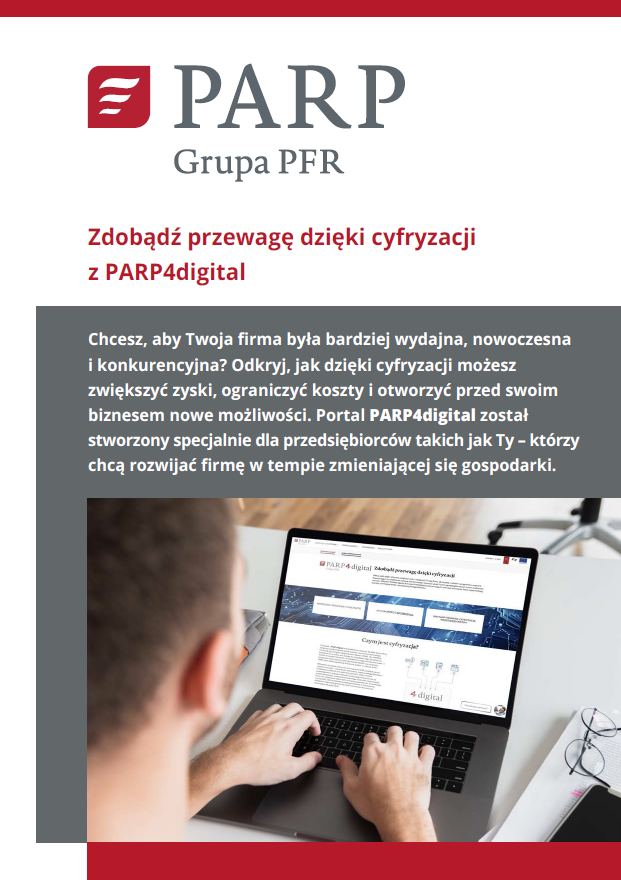 Zdobądź przewagę dzięki cyfryzacji z PARP4digital